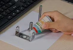 Inspección química de acero inoxidable