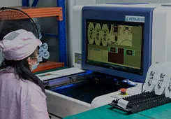 Inspección óptica automática de AOL